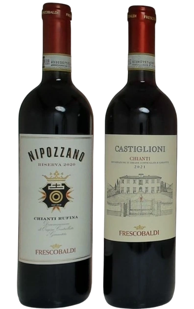 FRESCOBALDI NIPOZZANO CASTIGLIONI GIFT PACK 750ML 2PK