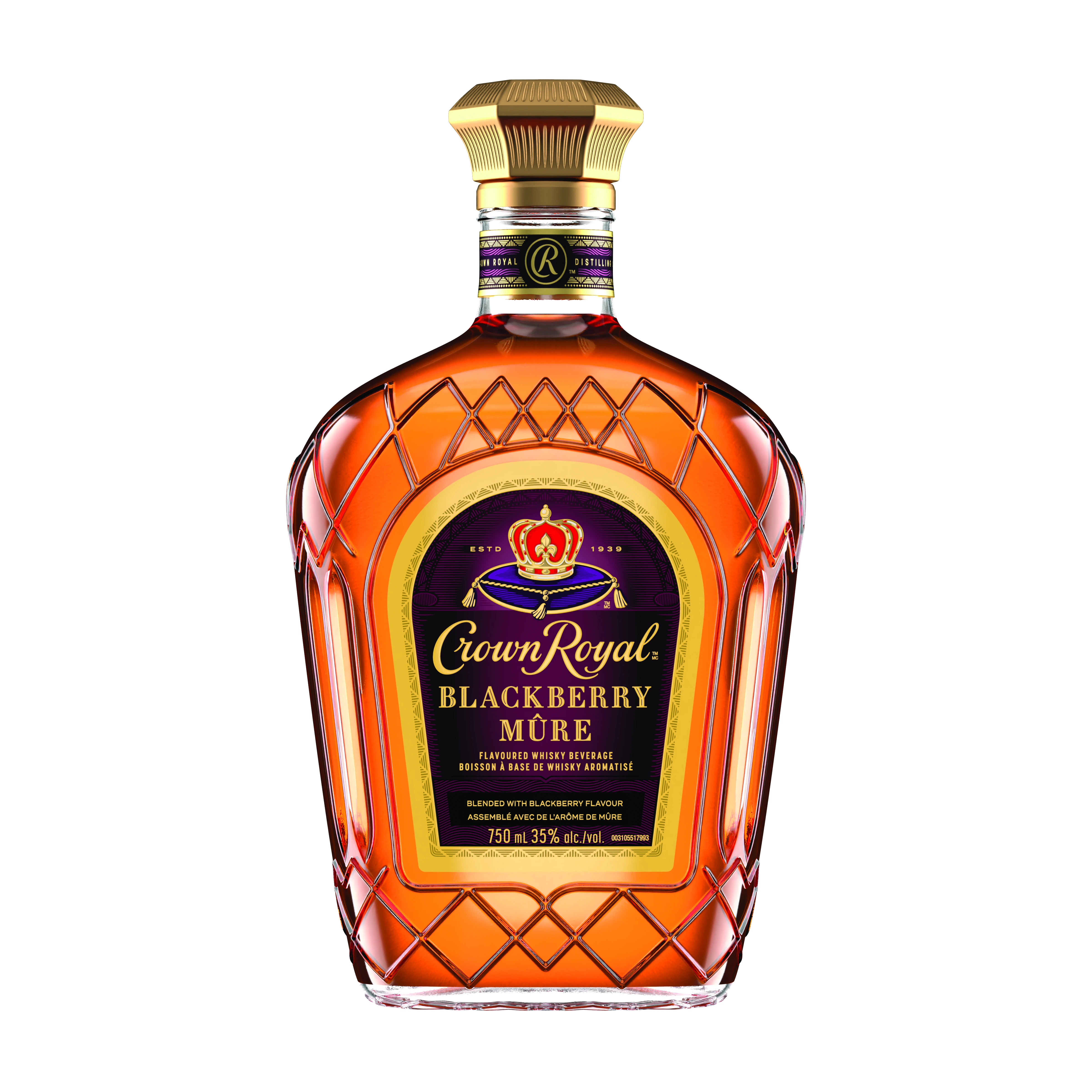 CROWN ROYAL BLACKBERRY WHISKY 750ML