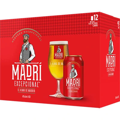 MADRI EUROPEAN LAGER 355ML 12PK CAN @ Kelowna [1051025]