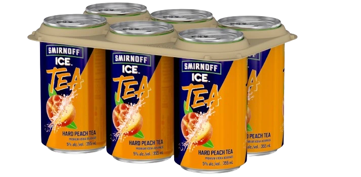 SMIRNOFF ICE TEA PEACH 355ML 6PK CAN @ Kelowna [1051036]