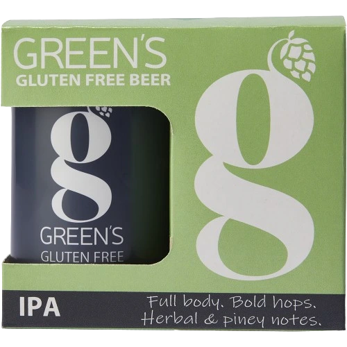 GREENS GLUTEN FREE IPA 330ML 4PK CAN