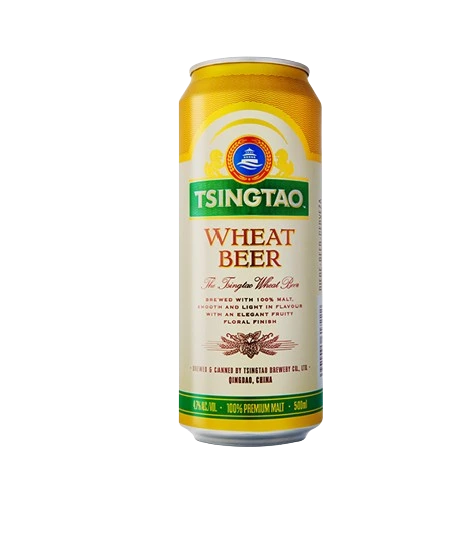 TSINGTAO WHEAT BEER 500ML CAN