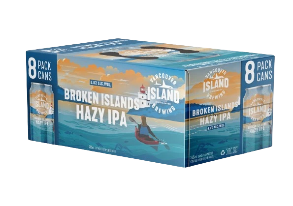 VANCOUVER ISLAND BROKEN ISLANDS HAZY IPA 355ML 8PK CAN