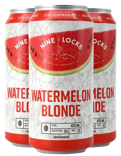 NINE LOCKS WATERMELON BLONDE 473ML 4PK CAN