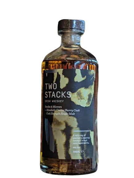 TWO STACKS SMOKE & MIRRORS MANDORLA IRISH WHISKEY 700ML