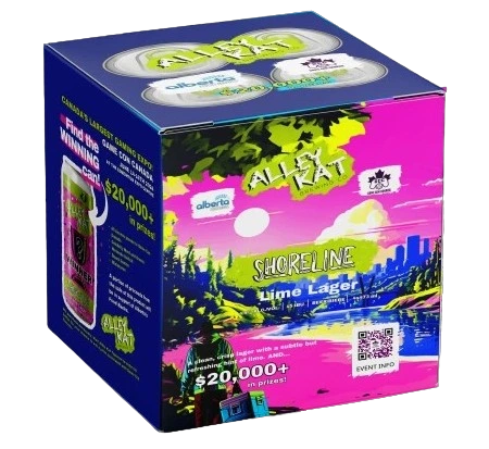 ALLEY KAT SHORELINE LIME LAGER 473ML 4PK CAN