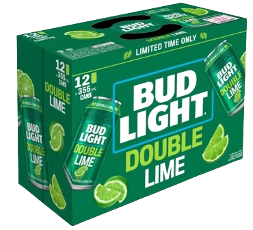 BUD LIGHT DOUBLE LIME 355ML 12PK CAN