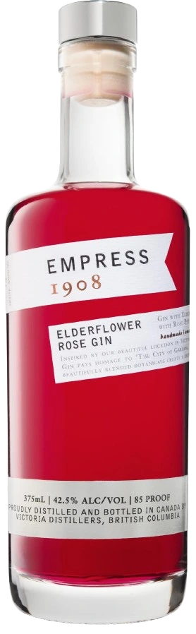 EMPRESS 1908 ELDERFLOWER ROSE GIN 375ML