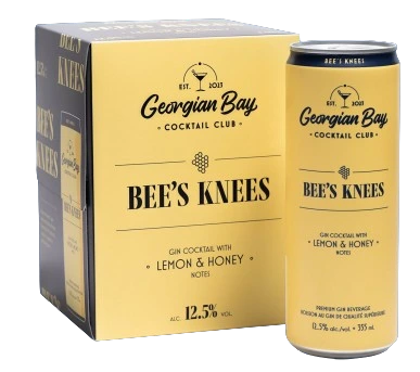 GEORGIAN BAY COCKTAIL CLUB BEES KNEES 355ML 4PK CAN