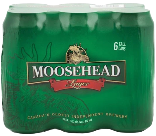 MOOSEHEAD LAGER 473ML 6PK CAN