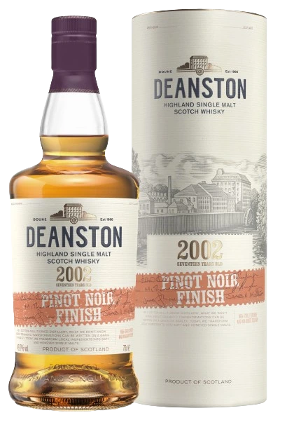 DEANSTON 2002 PINOT NOIR FINISH SINGLE MALT SCOTCH 750ML