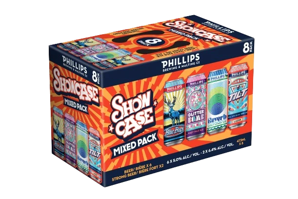 PHILLIPS SHOWCASE MIXED PACK 473ML 8PK CAN
