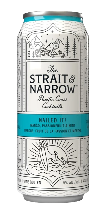STRAIT & NARROW NAILED IT MANGO PASSION MINT 473ML CAN