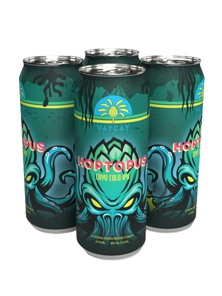 VAYCAY HOPTOPUS CRYO COLD IPA 473ML 4PK CAN