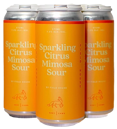 FIELD HOUSE SPARKLING CITRUS MIMOSA SOUR 473ML 4PK CAN