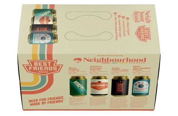 NEIGHBOURHOOD BEST FRIENDS PACK 355ML 12PK CAN