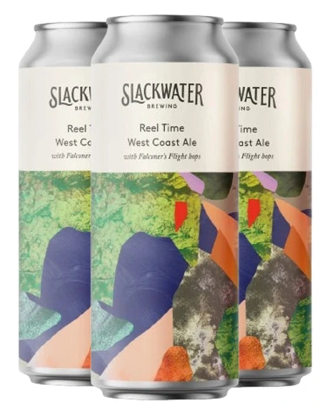 SLACKWATER REEL TIME WEST COAST ALE 473ML 4PK CAN