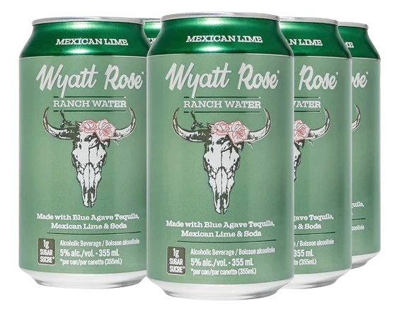 WYATT ROSE MEXICAN LIME 355ML 6PK CAN