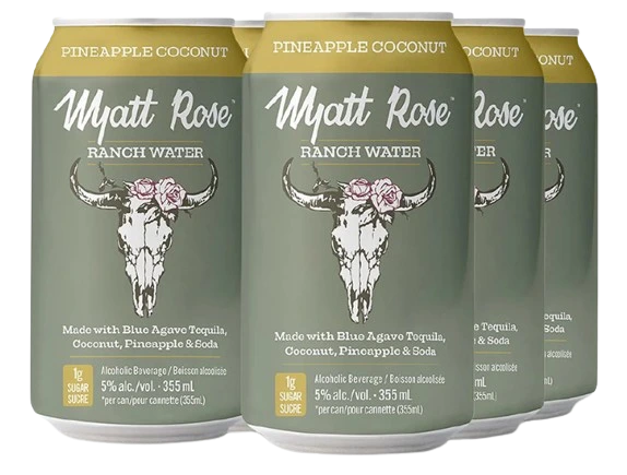WYATT ROSE PINEAPPLE COCONUT 355ML 6PK CAN