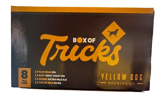 YELLOW DOG BOX OF TRICKS MIXER 473ML 8PK CAN