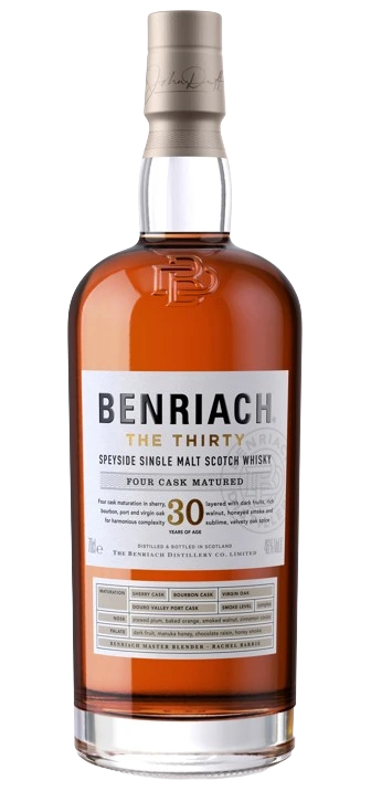 BENRIACH 30YR SINGLE MALT SCOTCH WHISKY 700ML
