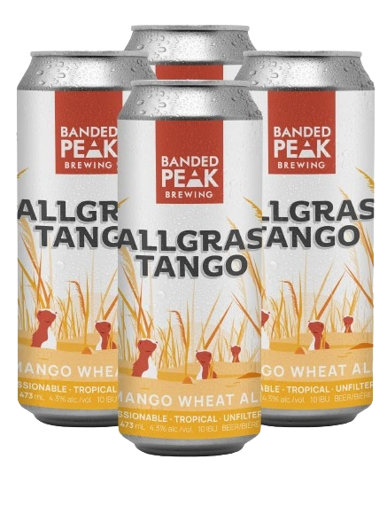 BANDED PEAK TALLGRASS TANGO MANGO WHEAT ALE 473ML 4PK CAN