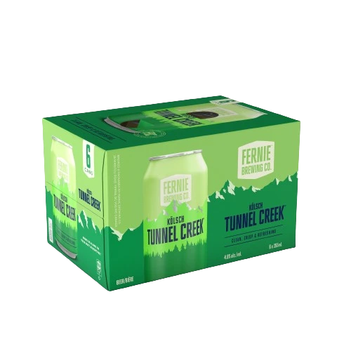 FERNIE TUNNEL CREEK KOLSCH 355ML 6PK CAN