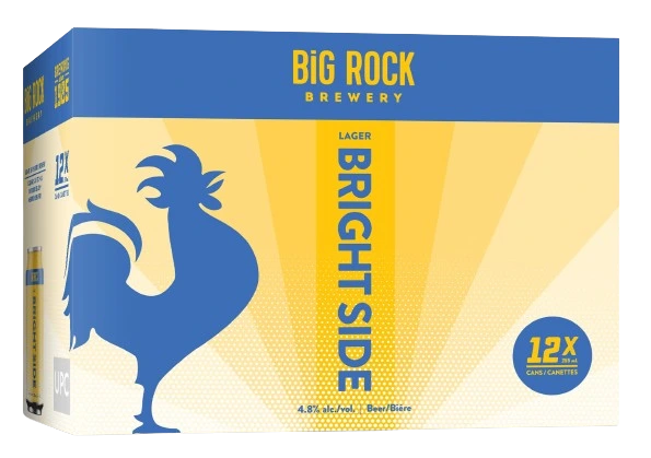 BIG ROCK BRIGHTSIDE LAGER 355ML 12PK CAN