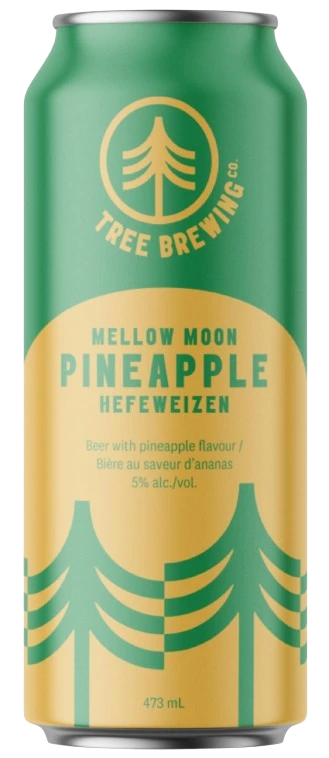 TREE BREW MELLOW MOON PINEAPPLE HEFEWEIZEN 473ML CAN @ Kelowna [1051976]