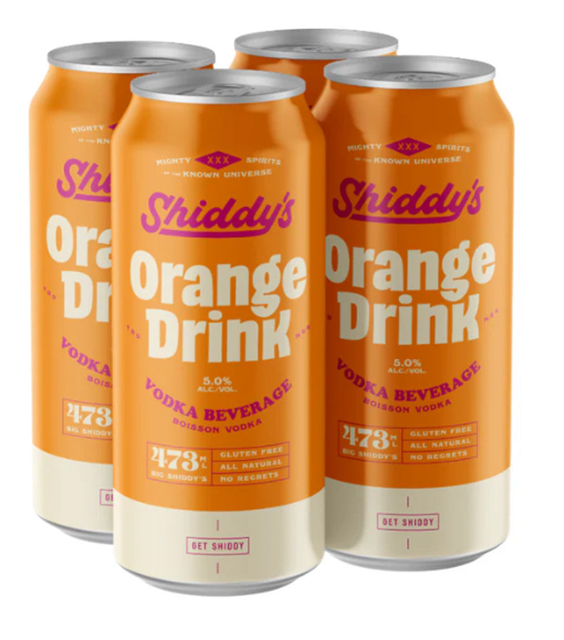 SHIDDYS ORANGE DRINK 473ML 4PK CAN @ Regina [1052007]