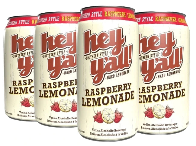 HEY YALL HARD LEMONADE RASPBERRY 355ML 6PK CAN @ Regina [1052014]