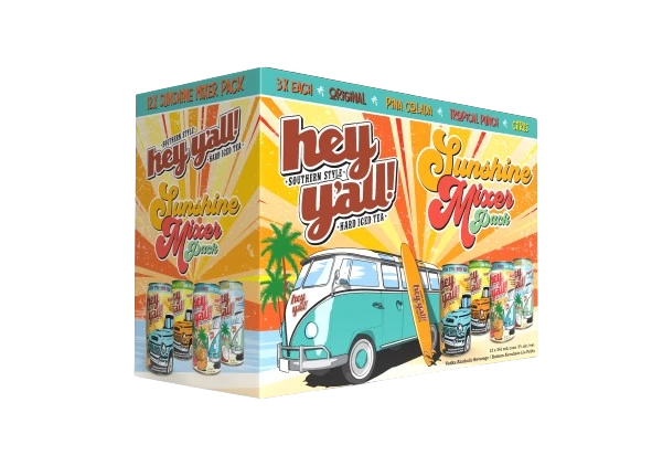 HEY YALL HARD ICED TEA SUNSHINE MIXER 341ML 12PK CAN @ Kelowna [1052015]