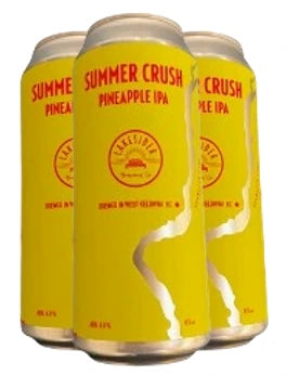 LAKESIDER SUMMER CRUSH PINEAPPLE IPA 473ML 4PK CAN