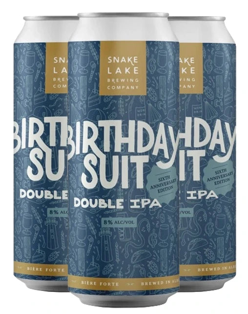 SNAKE LAKE BIRTHDAY SUIT DIPA 473ML 4PK CAN