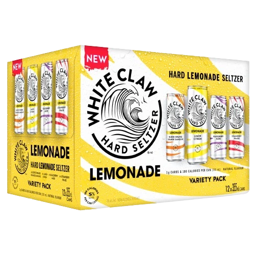 WHITE CLAW LEMONADE MIX PACK 355ML 12PK CAN