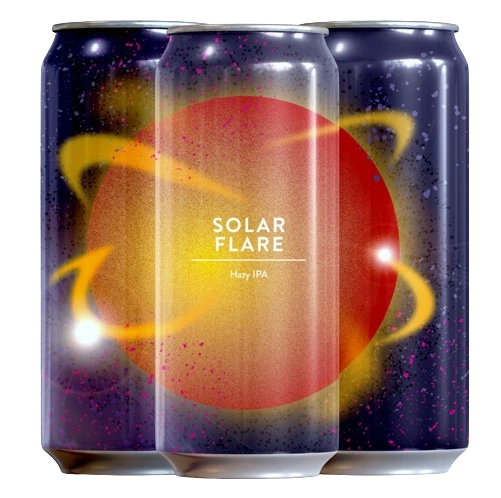 BORN BREW SOLAR FLARE HAZY IPA 473ML 4PK CAN