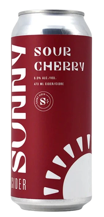 SUNNYCIDER SOUR CHERRY CIDER 473ML CAN