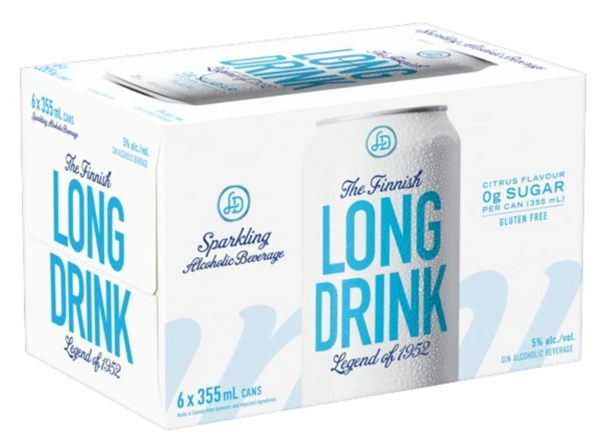 FINNISH LONG DRINK 0G SUGAR CITRUS 355ML 6PK CAN