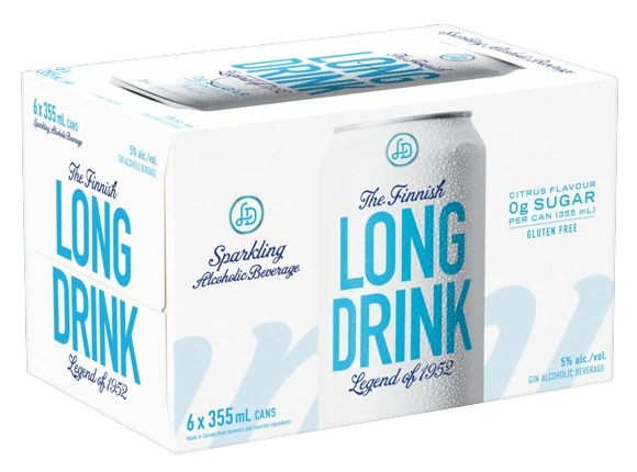 FINNISH LONG DRINK 0G SUGAR CITRUS 355ML 6PK CAN @ Kelowna [1052251]