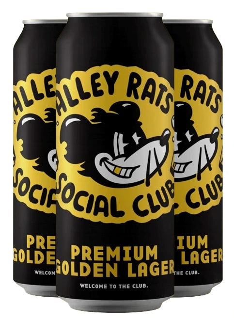 KETTLE RIVER ALLEY RATS PREMIUM GOLDEN LAGER 473ML 4PK CAN