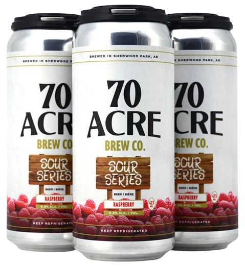 70 ACRE RASPBERRY SOUR 473ML 4PK CAN