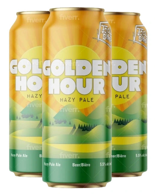 TOOL SHED GOLDEN HOUR HAZY PALE 473ML 4PK CAN