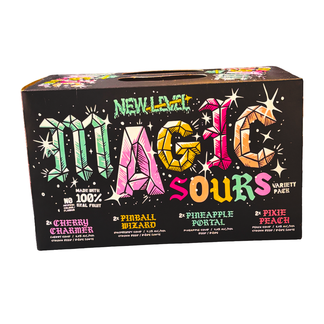 NEW LEVEL MAGIC SOURS VARIETY PACK 473ML 8PK CAN