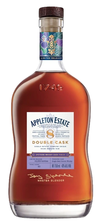 APPLETON ESTATE DOUBLE CASK 8YR RUM 750ML