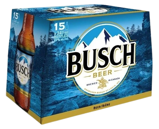 BUSCH LAGER 341ML 15PK BT