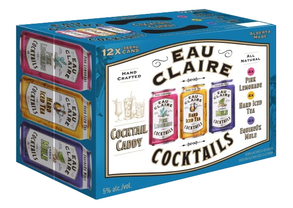 EAU CLAIRE COCKTAIL CADDY MIXER 355ML 12PK CAN