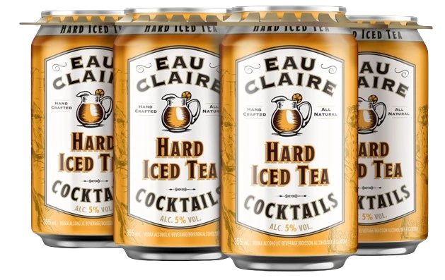 EAU CLAIRE HARD ICED TEA 355ML 6PK CAN