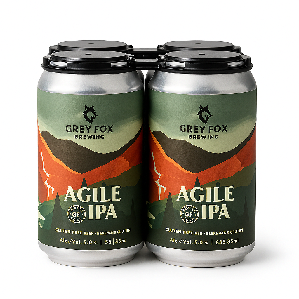 GREY FOX AGILE IPA 355ML 4PK CAN