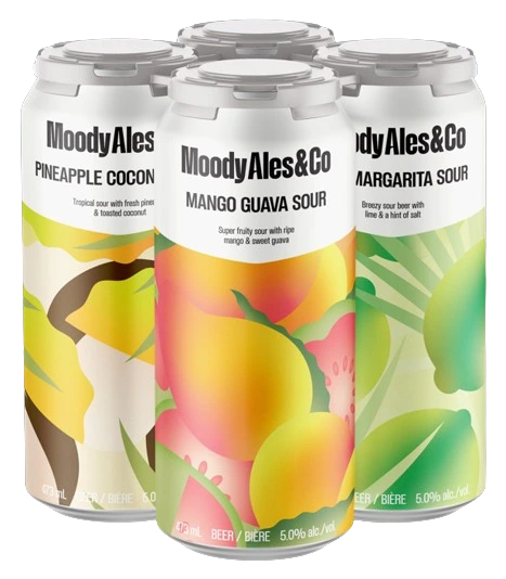 MOODY ALES TROPICAL SOUR MIXER 473ML 4PK CAN