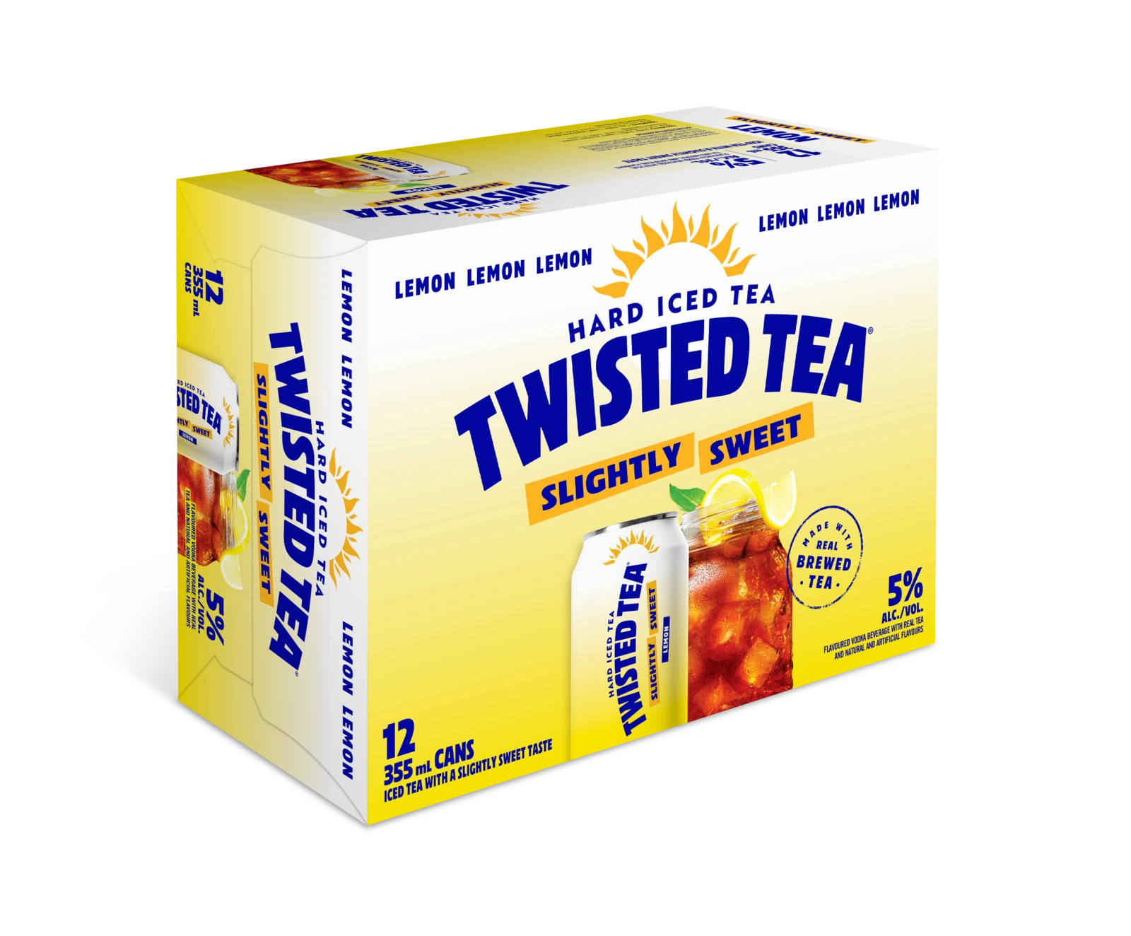 TWISTED TEA SLIGHTLY SWEET 355ML 12PK CAN